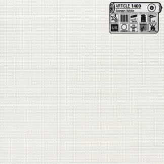 Ύφασμα Ρολοκουρτίνας Διάτρητο Screen White