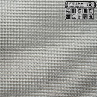 Ύφασμα Ρολοκουρτίνας Διάτρητο Screen Gray/Beige